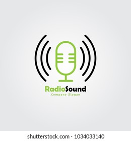 Logo de sonido radial