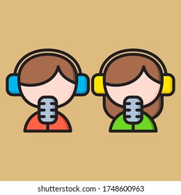 radio speaker icon vector graphic for any business
