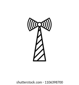 Radio station logo vector design eps10