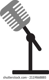 Radio Station Mic Logo Vector Suitable For Radio Station Logo Designs, Editors And Logos.

