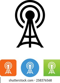 Radio Station Tower Icon