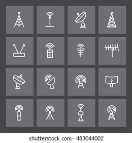 Radio station vector objects