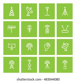 Radio station vector objects