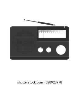 Radio, stereo, music icon vector image. Can also be used for household objects. Suitable for use on web apps, mobile apps and print media.