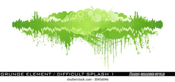 radio style grunge background