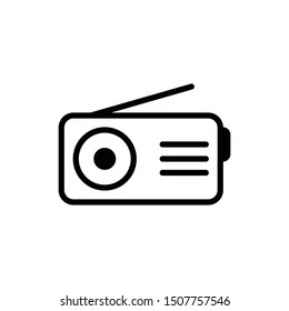Radio Symbol Icon Vector Illustration