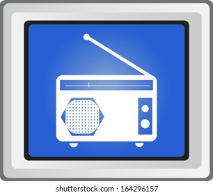 Radio symbol,Vector 