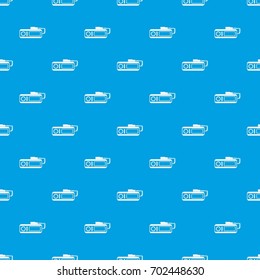 Radio taxi pattern repeat seamless in blue color for any design. Vector geometric illustration