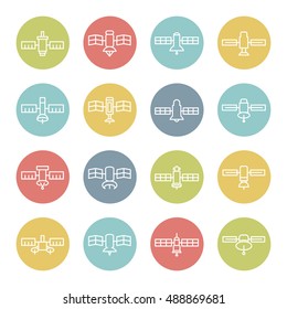 Radio technology icons