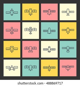 Radio technology icons
