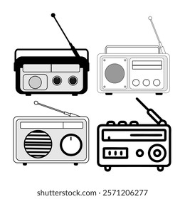 Radio is a technology that uses modulation and electromagnetic radiation to transmit signals.
