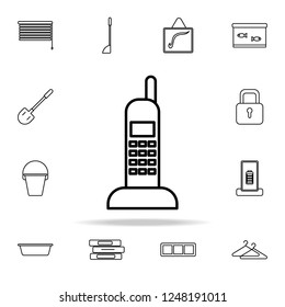 radio telephone line icon. home things icons universal set for web and mobile