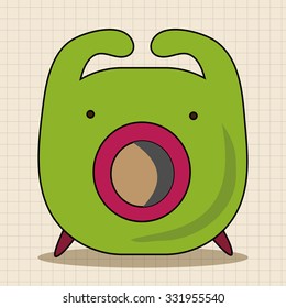 radio theme elements vector,eps