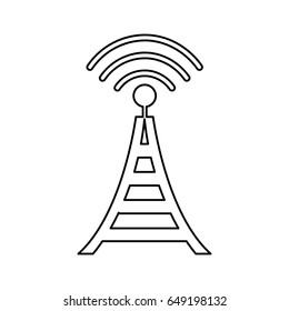 radio tower broadcast transmission icon