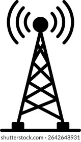 Radio Tower Creative New Icons Design Vector Design