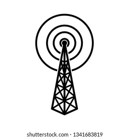 Similar Images, Stock Photos & Vectors Of Vector Design Of Radio Tower 