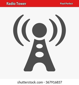 Radio Tower Icon. Professional, pixel perfect icons optimized for both large and small resolutions. EPS 8 format.