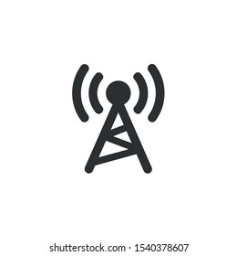 Radio Tower Icon - Vector