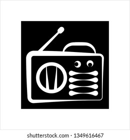 Radio Tower Icon Vector Art Illustration