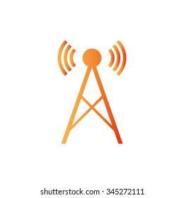 radio tower icon . Vector illustration.
