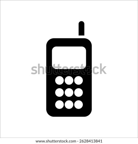 radio transmitter vector icon line template