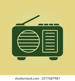 Radio trendy beauteous abstract vector illustration colorful useful design.eps