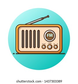 radio vector. 
