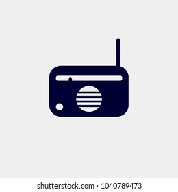 radio vector icon