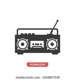Radio vector icon