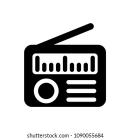Radio vector icon