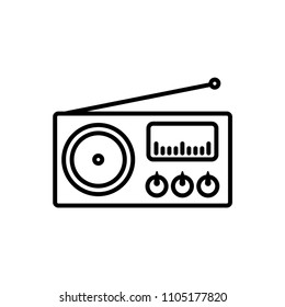 Radio Vector Icon