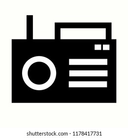 radio vector icon