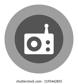 radio vector icon