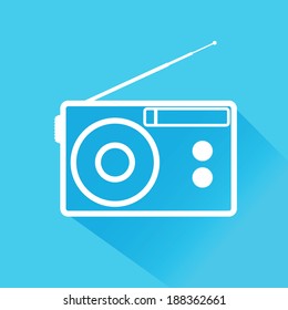 Radio vector icon