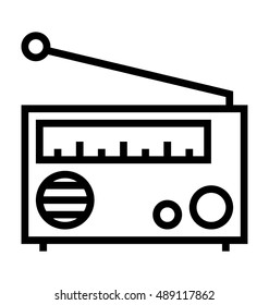 Radio Vector Icon