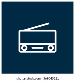 Radio vector icon