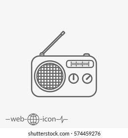 Radio Vector Icon