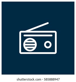 Radio vector icon