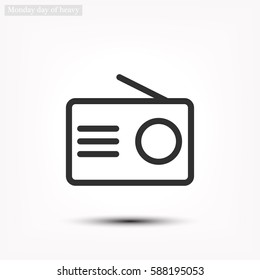 Radio Vector Icon