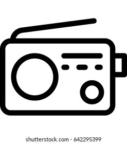 Radio Vector Icon