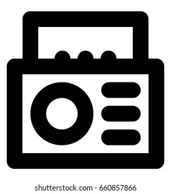 Radio Vector Icon