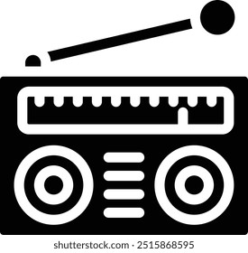 Radio Vector Icon Design Illustration