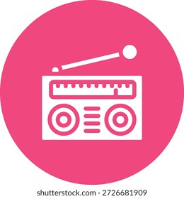 Design-Illustration für Radio-Vektorsymbol