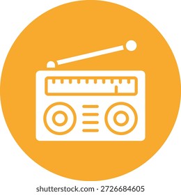 Design-Illustration für Radio-Vektorsymbol