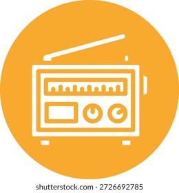 Design-Illustration für Radio-Vektorsymbol