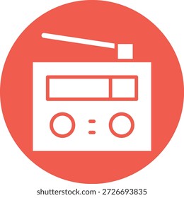 Design-Illustration für Radio-Vektorsymbol