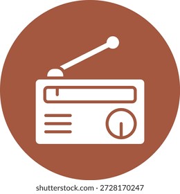 Design-Illustration für Radio-Vektorsymbol