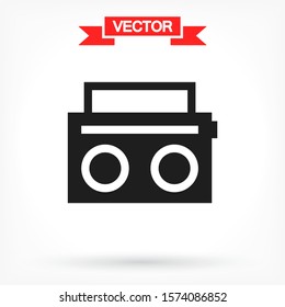 Radio Vector icon . Lorem Ipsum Illustration design