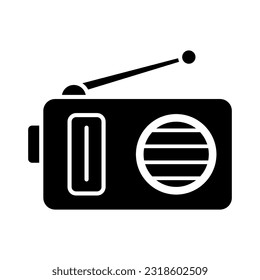 Radio vector icon on trendy design