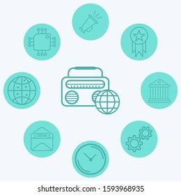 Radio vector icon sign symbol